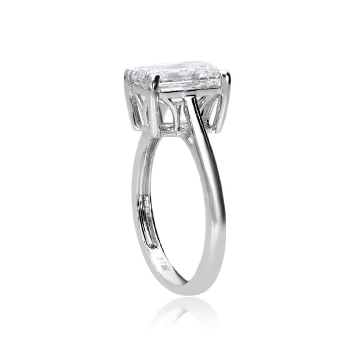 IGI Certified Luxuriant Lab Grown Diamond G VS2 5.00 ctw Ring in 950 Platinum (Size  8.5)  4.80 Grams