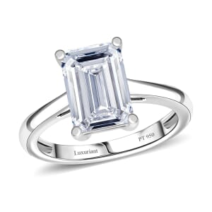 IGI Certified Luxuriant Lab Grown Diamond G VS2 5.00 ctw Ring in 950 Platinum (Size  9.0)  4.80 Grams