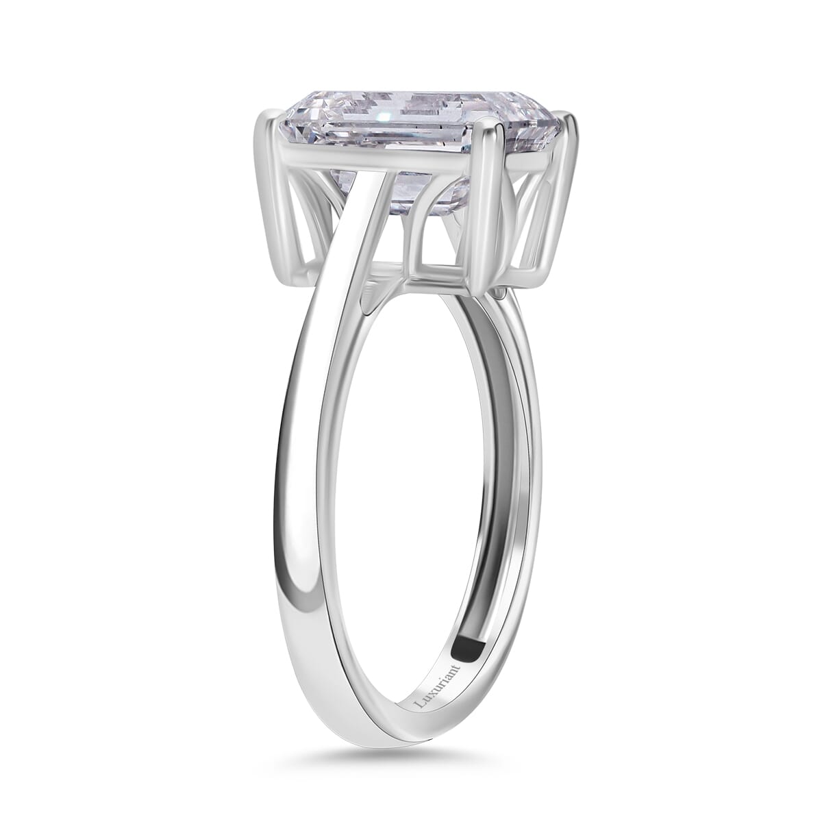 IGI Certified Luxuriant Lab Grown Diamond G VS2 5.00 ctw Ring in 950 Platinum (Size  9.0)  4.80 Grams image number 2