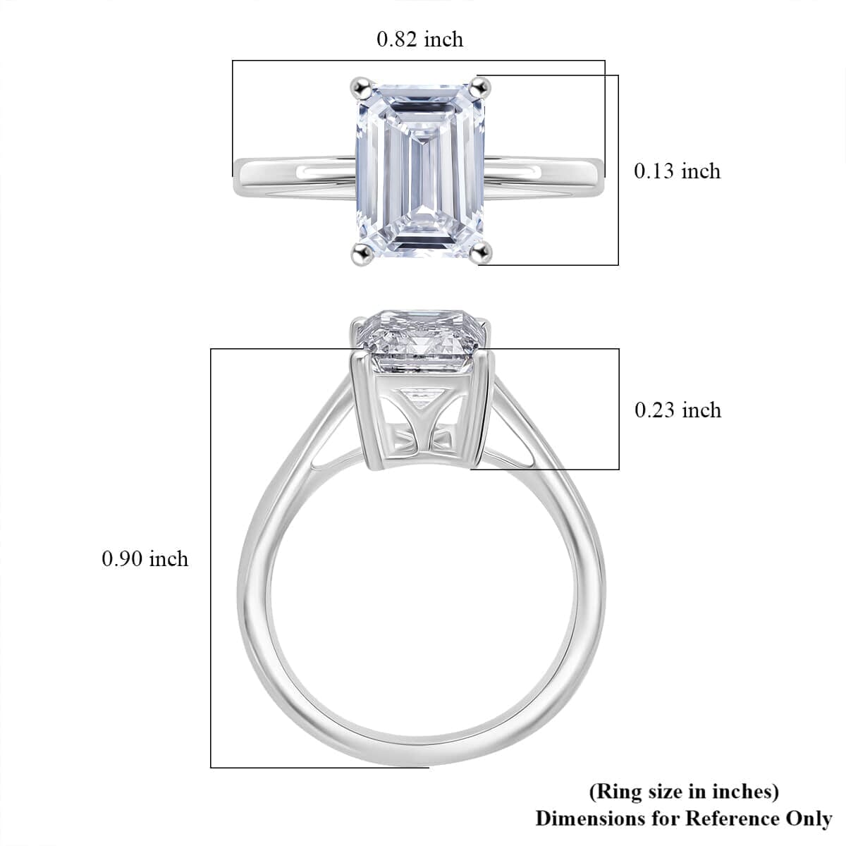 IGI Certified Luxuriant Lab Grown Diamond G VS2 5.00 ctw Ring in 950 Platinum (Size  9.0)  4.80 Grams image number 4