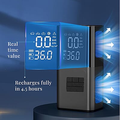 Car Jump Starter And Tire Inflator Air Compressor Pump with Digital Pressure Gauge