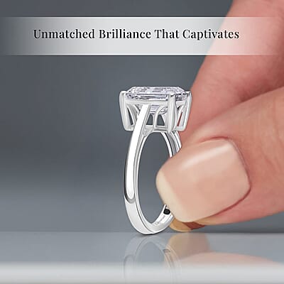 IGI Certified 950 Platinum Luxuriant Lab Grown Diamond (G, VS2) Solitaire Ring (Size 10.0) (4.70 g) 3.00 ctw