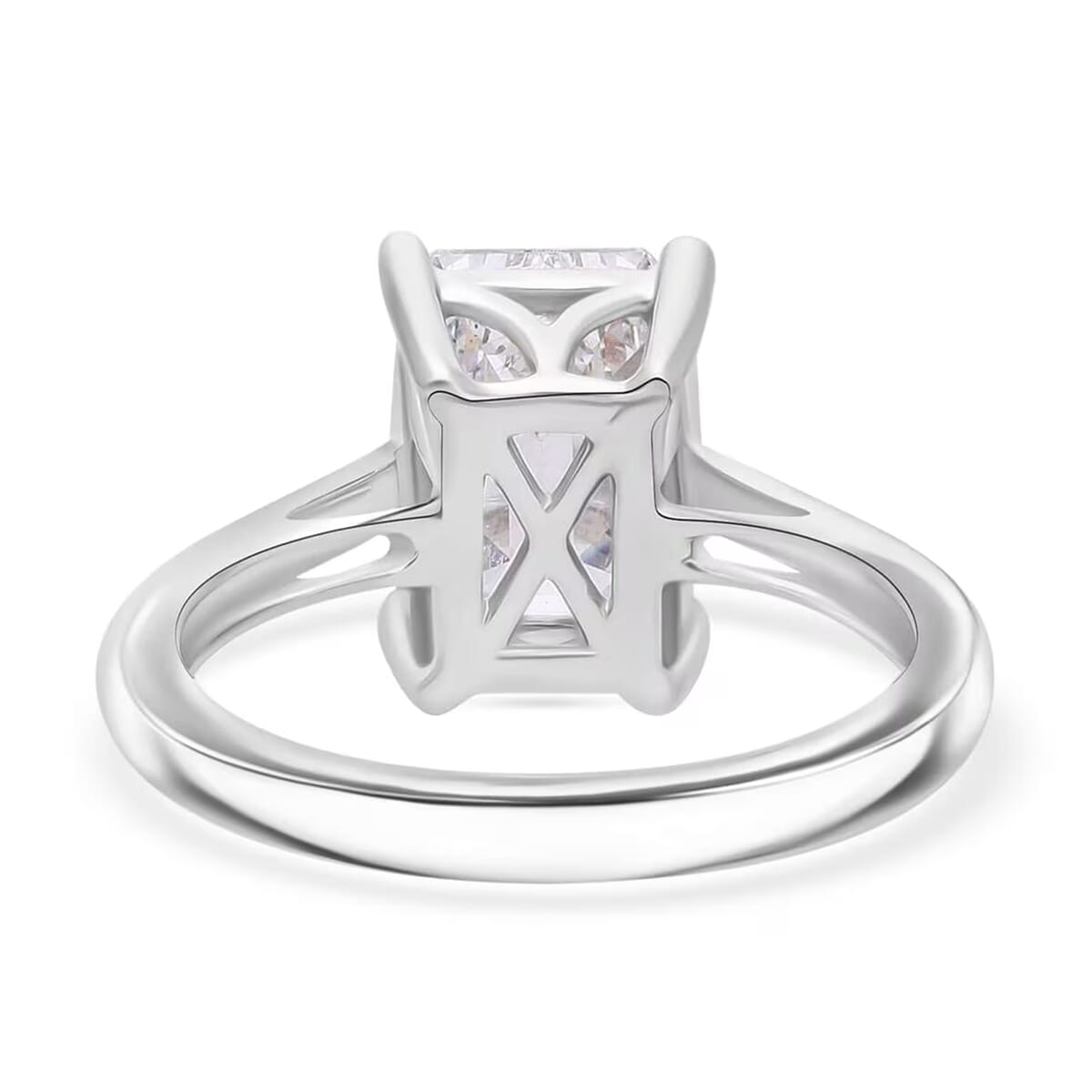 IGI Certified 950 Platinum Luxuriant Lab Grown Diamond (G, VS2) Solitaire Ring (Size 11.0) (4.70 g) 3.00 ctw image number 9