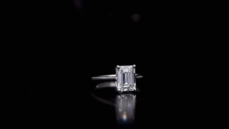 IGI Certified 950 Platinum Luxuriant Lab Grown Diamond (F, VS2) Ring (Size 7.0) (4.50 g) 3.00 ctw