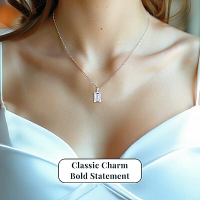 IGI Certified Lab Grown Diamond G VS2 3.00 ctw Solitaire Pendant without Chain in 950 Platinum