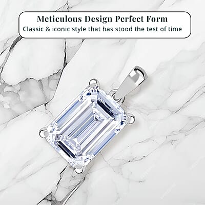 IGI Certified Lab Grown Diamond G VS2 3.00 ctw Solitaire Pendant without Chain in 950 Platinum