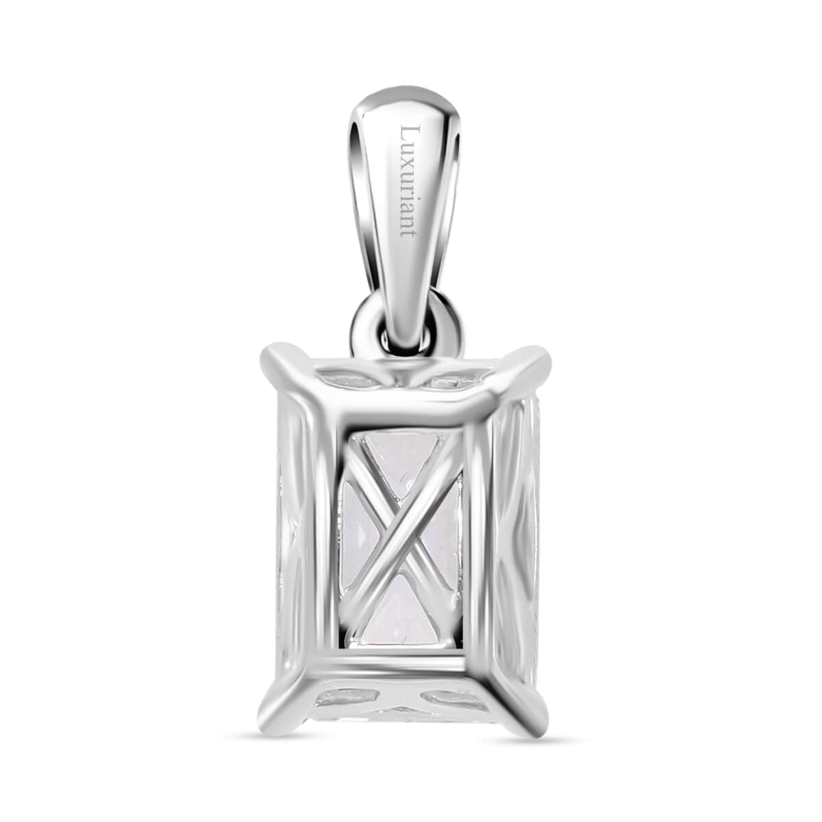 IGI Certified Luxuriant Lab Grown Diamond G VS2 3.00 ctw Solitaire Pendant in 950 Platinum image number 3