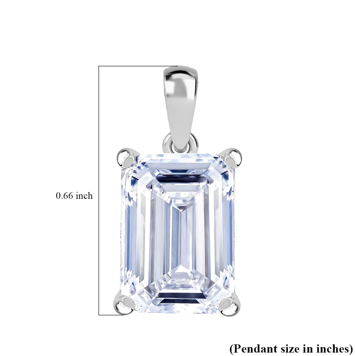 IGI Certified Luxuriant Lab Grown Diamond G VS2 3.00 ctw Solitaire Pendant in 950 Platinum image number 4