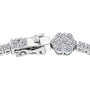 Luxuriant Lab Grown Diamond G SI 6.00 ctw Bracelet in Sterling Silver (7.25 In)