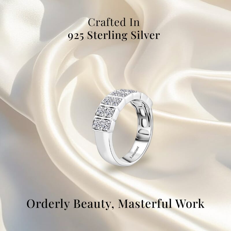 Luxuriant Lab Grown Diamond G SI 1.00 ctw Ring in Sterling Silver (Size 7.0)