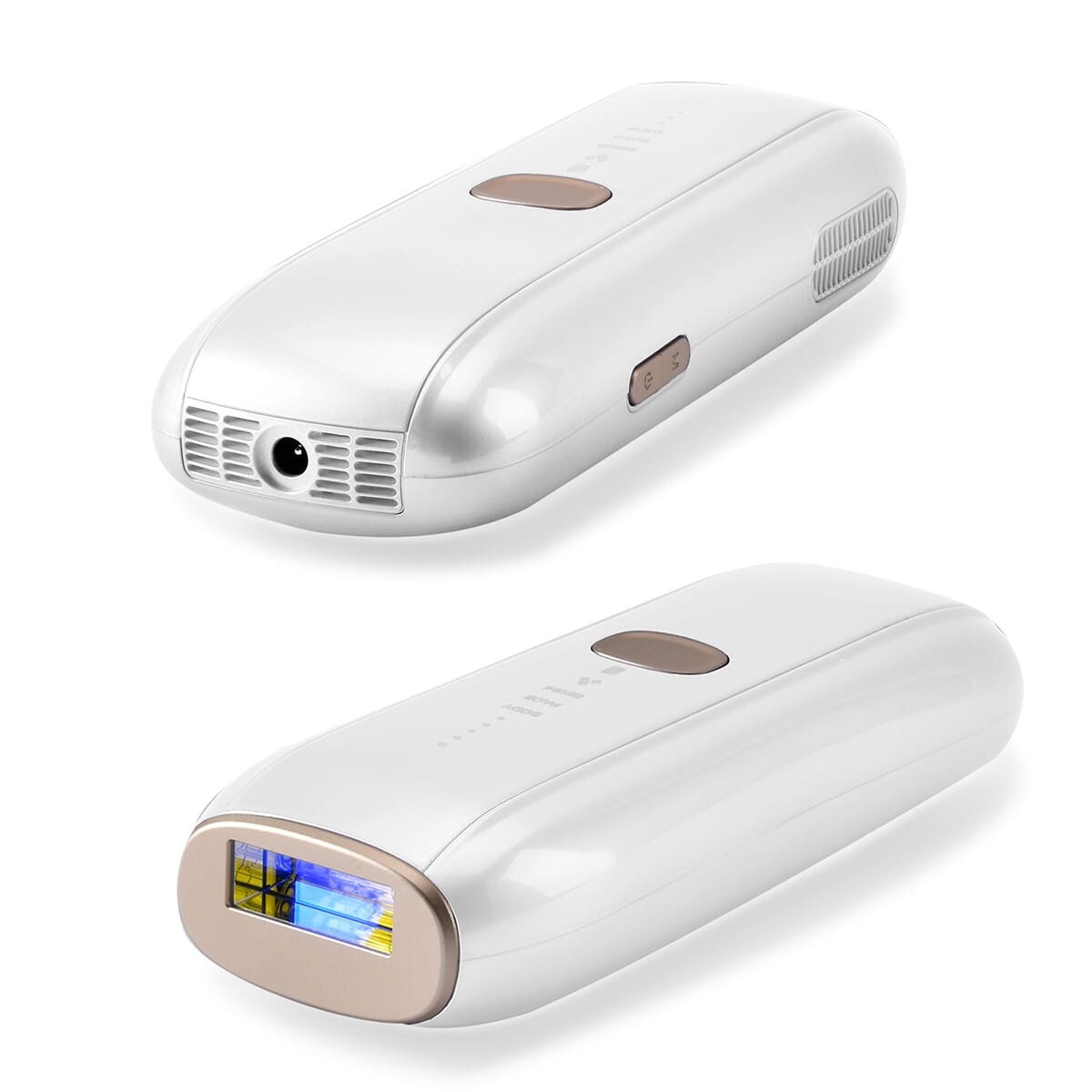 Ziska Beauty IPL Ice Cooling Hair Removal Device with Razor & Protective Eyewear - White (1 Year Warranty) image number 3