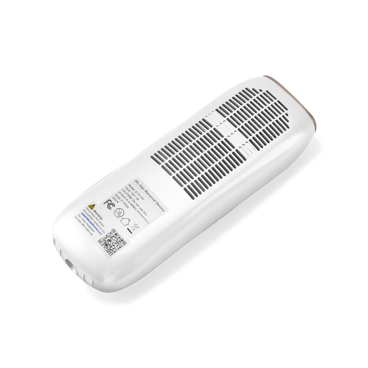 Ziska Beauty IPL Ice Cooling Hair Removal Device with Razor & Protective Eyewear - White (1 Year Warranty) image number 4