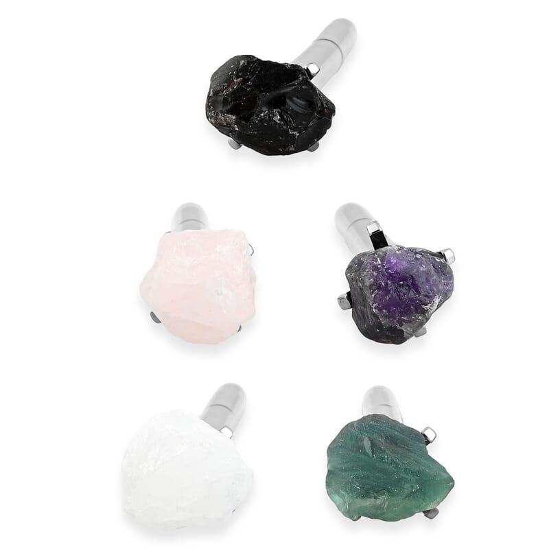Set of 5 Gemstone Pens