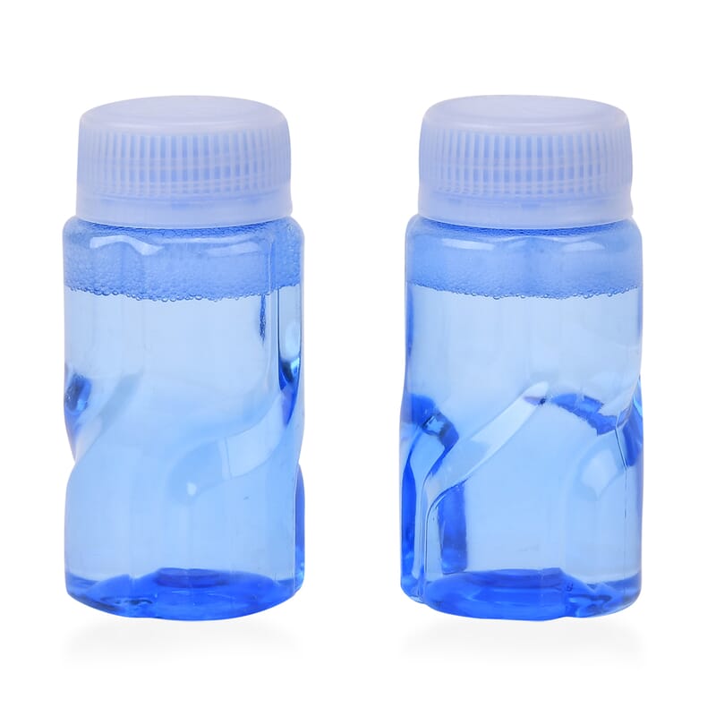 Interstellar Bubble Gun with 2pc Bubble Solution 50ml (4xAA Not Included) - Red
