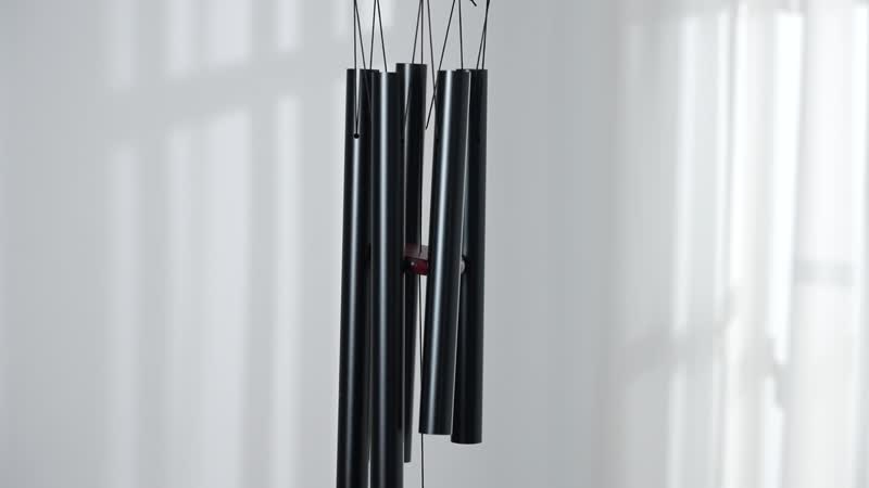 Black Color Tube Wind Chime