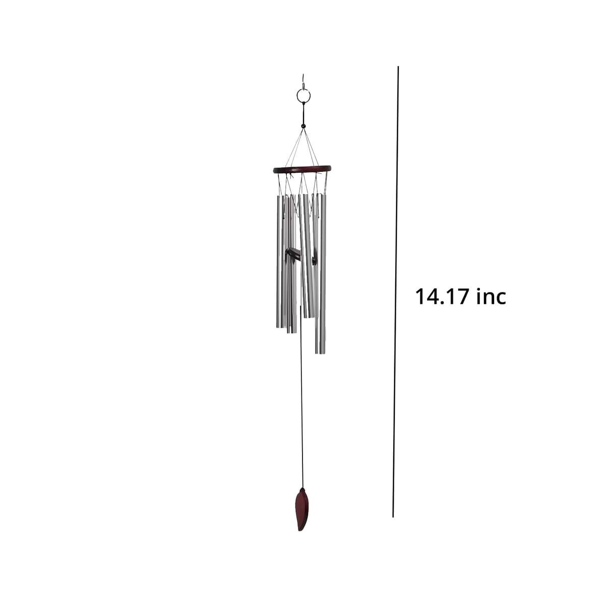 Silver Color Tube Wind Chime  image number 5