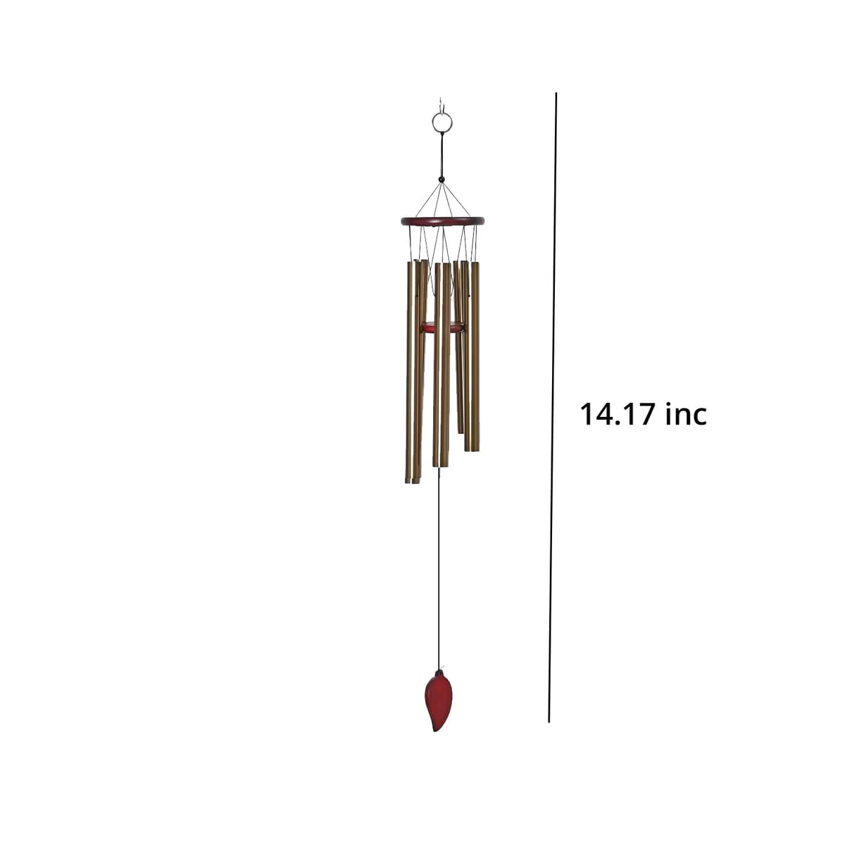 Copper Color Tube Wind Chime  image number 6