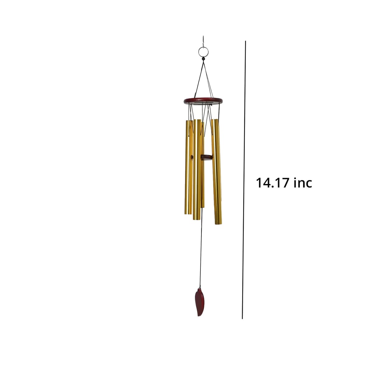 Gold Color Tube Wind Chime  image number 6
