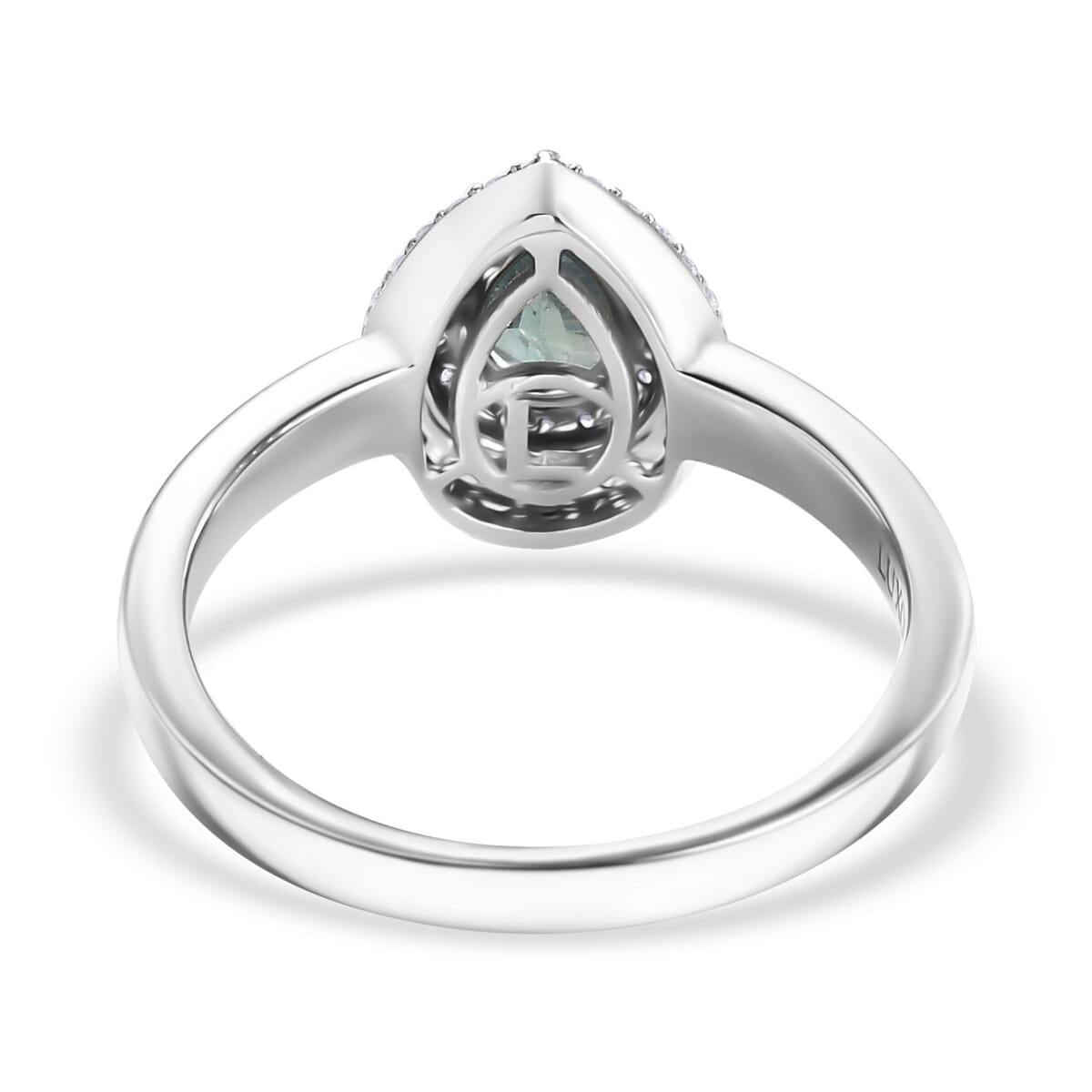 Luxoro 10K White Gold AAA Narsipatnam Alexandrite, Diamond (G-H, I2) (0.25 Carat Ring (Size 7.0) 0.90 Carat Total Weight image number 4