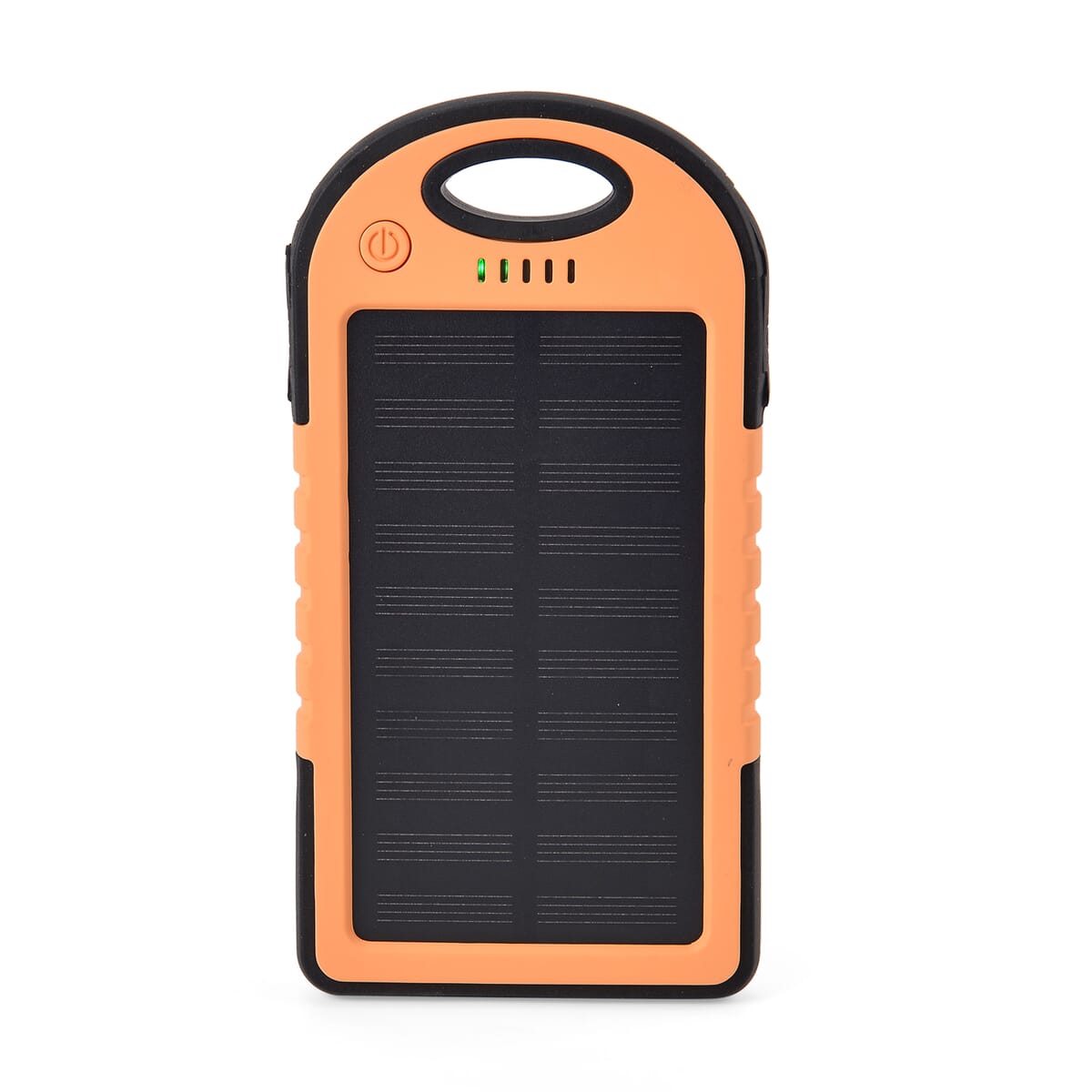 Homesmart Orange Carabiner Solar 4000 mAh Battery Charger with USB & Emergency LED Torch image number 3