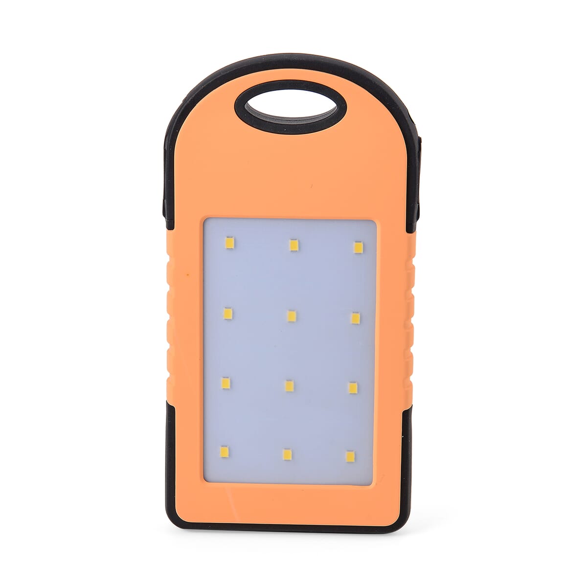 Homesmart Orange Carabiner Solar 4000 mAh Battery Charger with USB & Emergency LED Torch image number 5