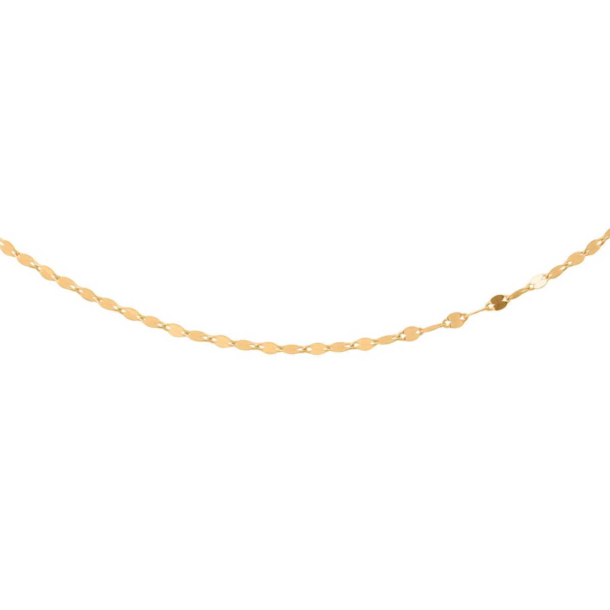 Doorbuster Forzantina Chain Necklace in 18K Yellow Gold 18 Inches 0.70 Grams image number 1