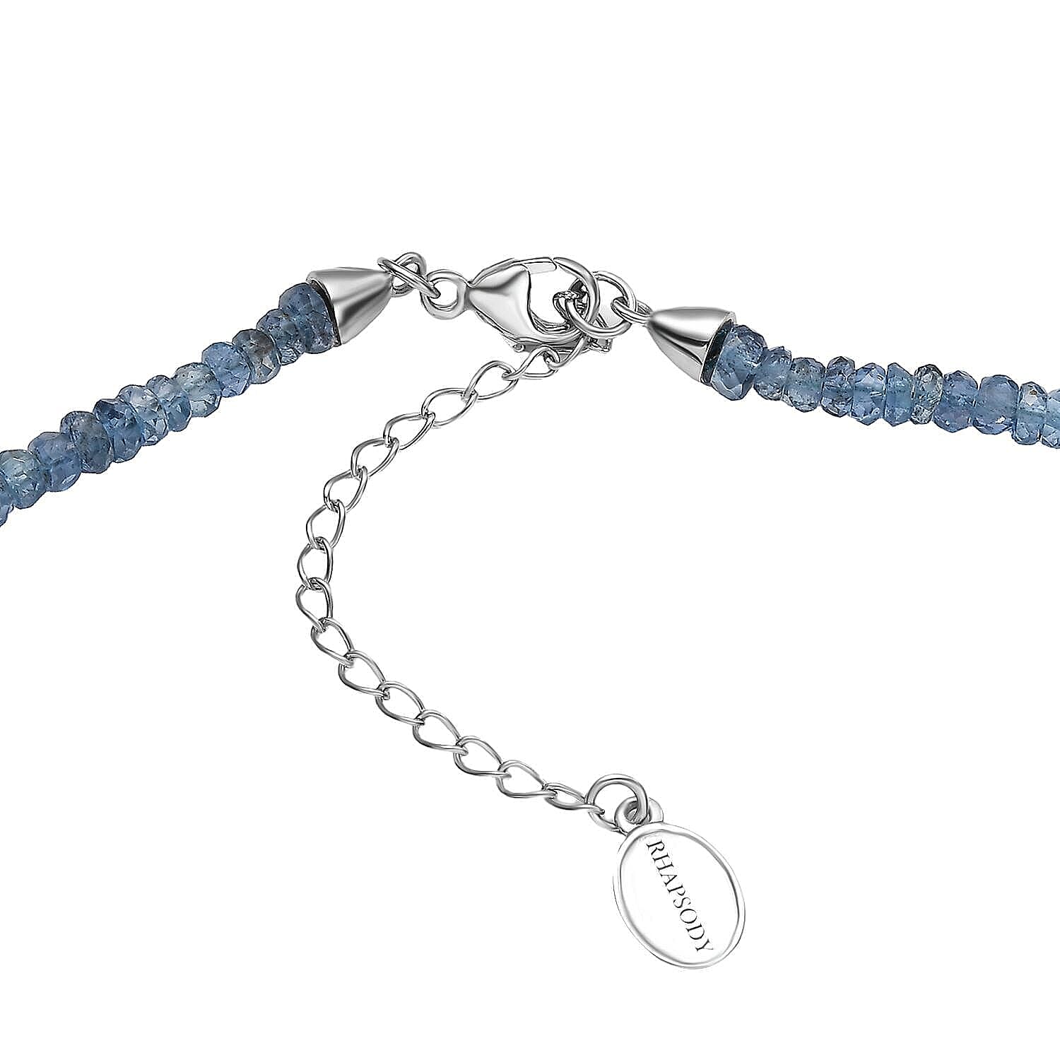 Certified & Appraised Rhapsody AAAA Santa Maria Aquamarine 60.00 ctw Beaded Necklace in 950 Platinum 18-20 Inches