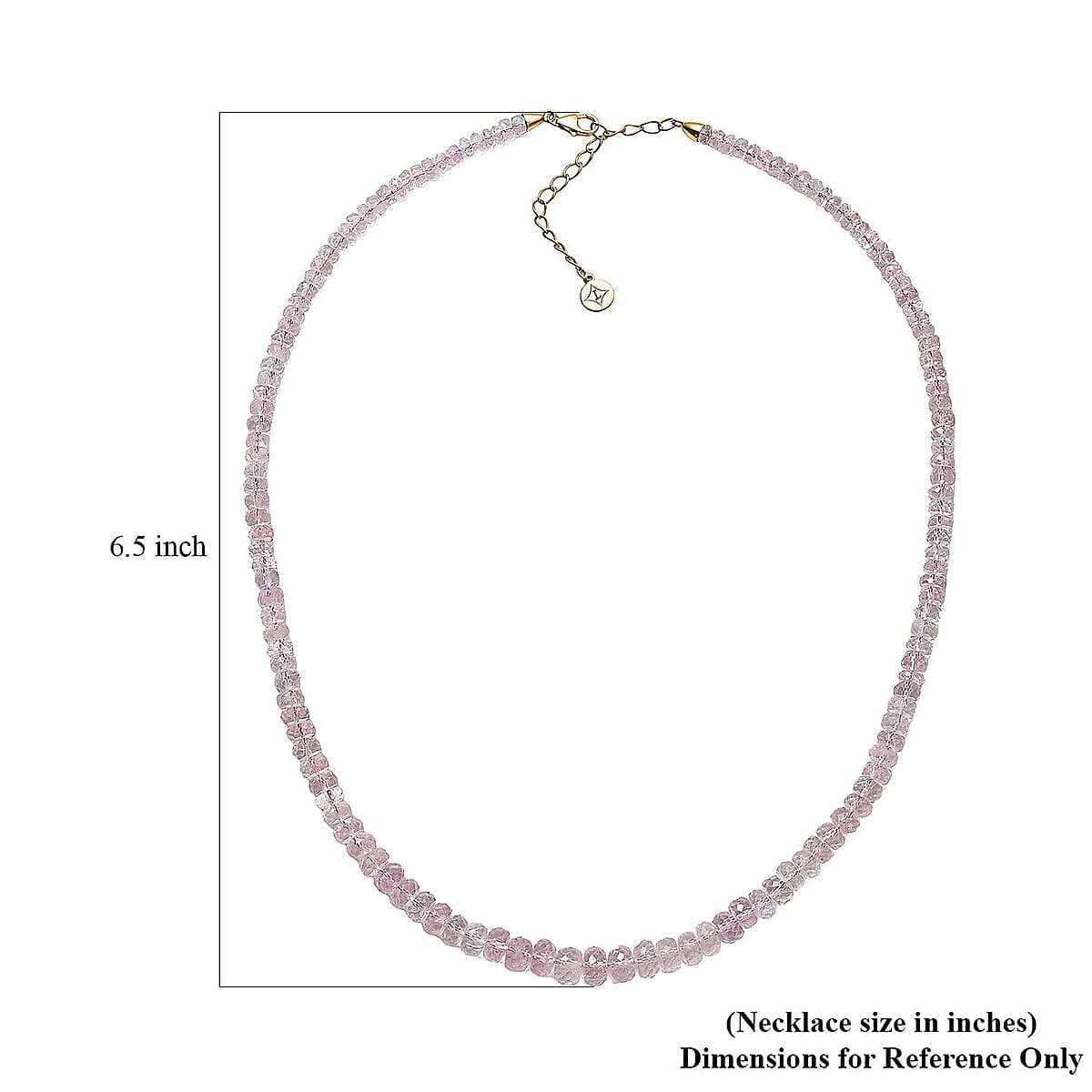 Certified & Appraised Luxoro 14K Rose Gold AAA Pink Morganite Beaded Necklace (18-20 Inches) 100.00 ctw image number 6