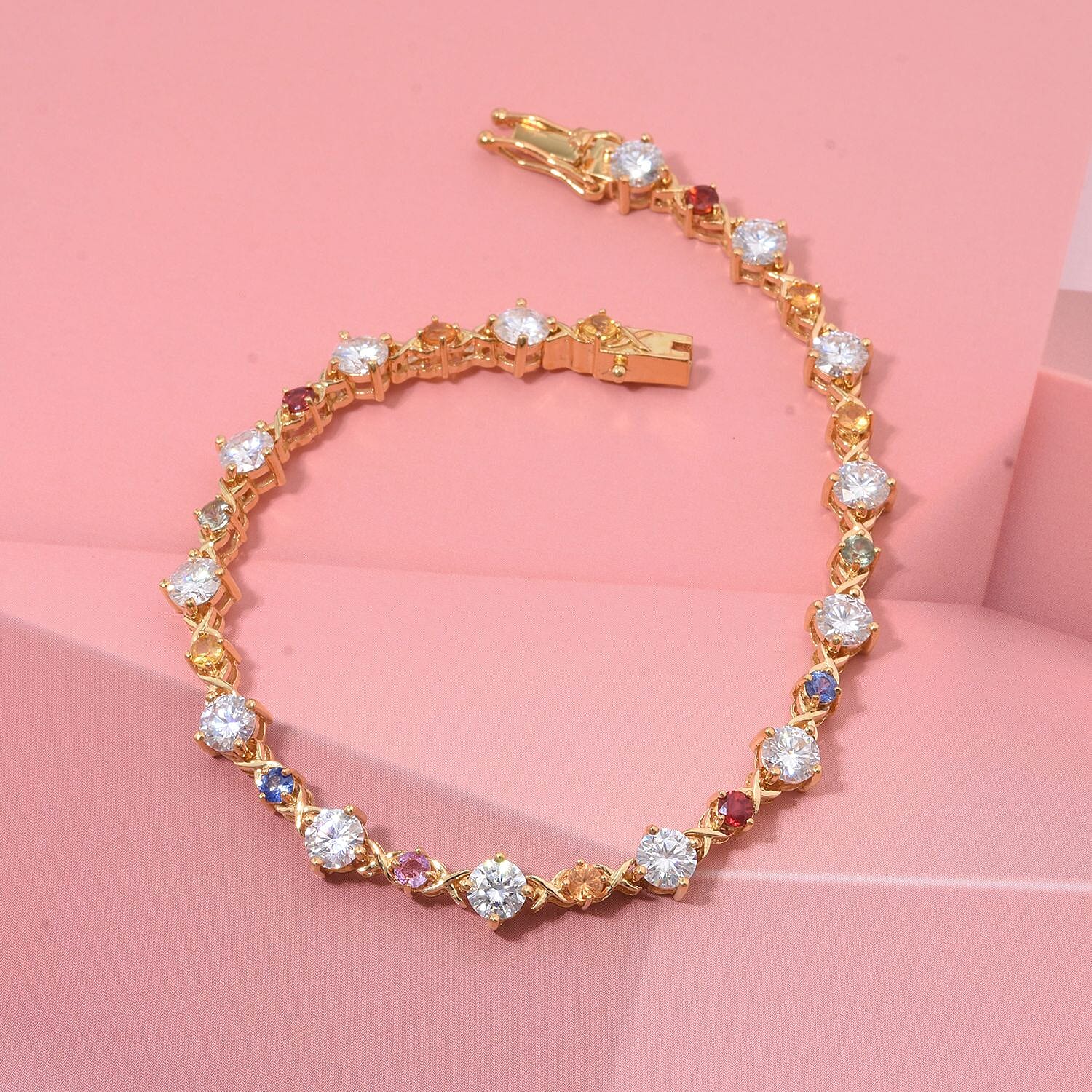Yellow Gold Over Sterling Silver / 6.5 Inches - Product card gallery slide 2 (9450091446527)