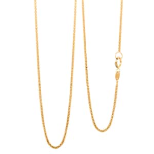 Italian 1.3mm Popcorn Necklace in 14K Yellow Gold 2.2 Grams 18 Inches