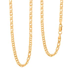 Italian 3mm Marquise Necklace in 10K Yellow Gold 2.85 Grams 20 Inches