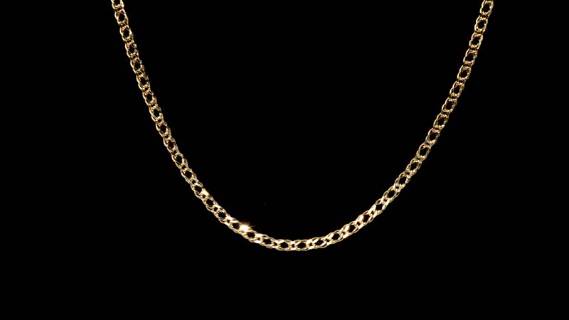 Italian 3mm Marquise Necklace in 10K Yellow Gold 2.85 Grams 20 Inches