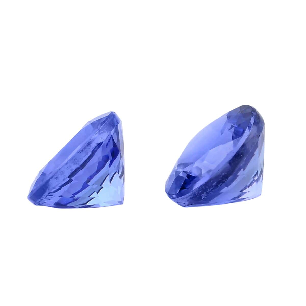 AAAA Tanzanite Set of 2 (Rnd 5 mm) 1.00 ctw image number 1