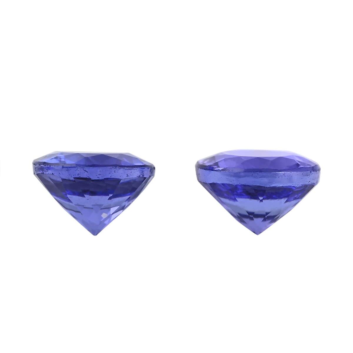 AAAA Tanzanite Set of 2 (Rnd 5 mm) 1.00 ctw image number 2