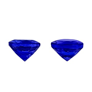 AAAA Tanzanite Set of 2 (Rnd 5 mm) 1.00 ctw