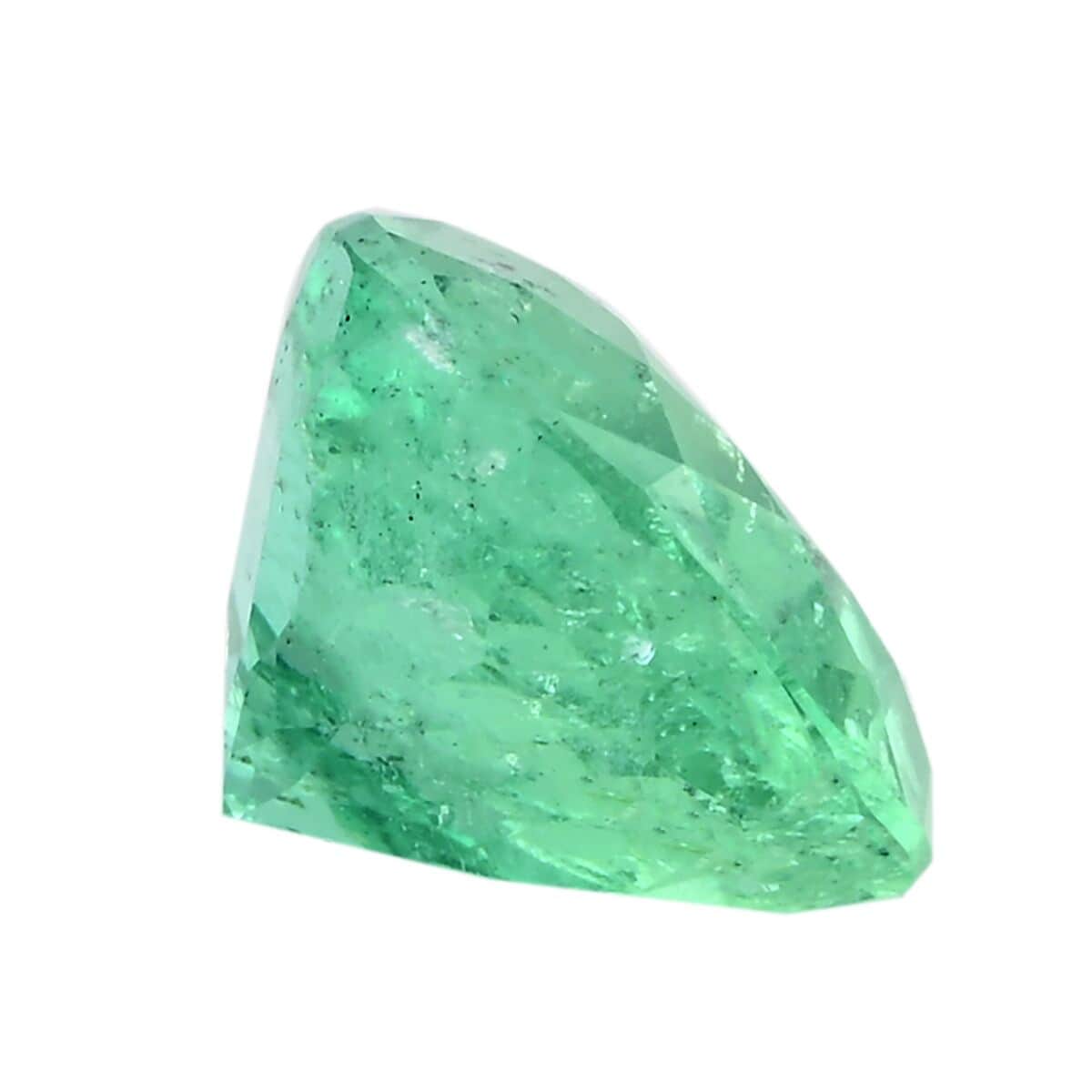 Collectors Choice Certified & Appraised AAAA Boyaca Colombian Emerald (Pear Free Size) 6.00 ctw image number 1