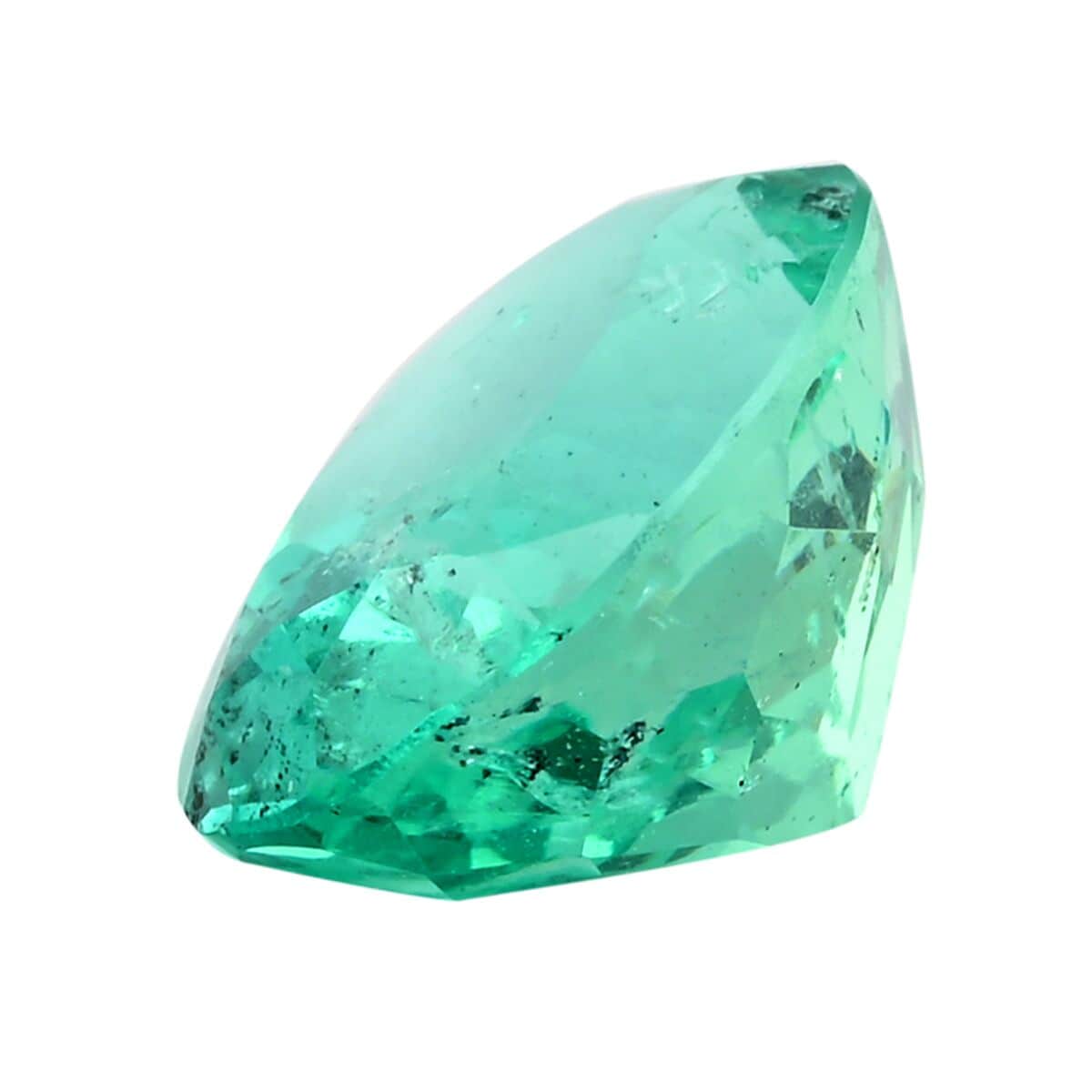 Collectors Choice Certified & Appraised AAAA Boyaca Colombian Emerald (Oval Free Size) 6.00 ctw image number 1