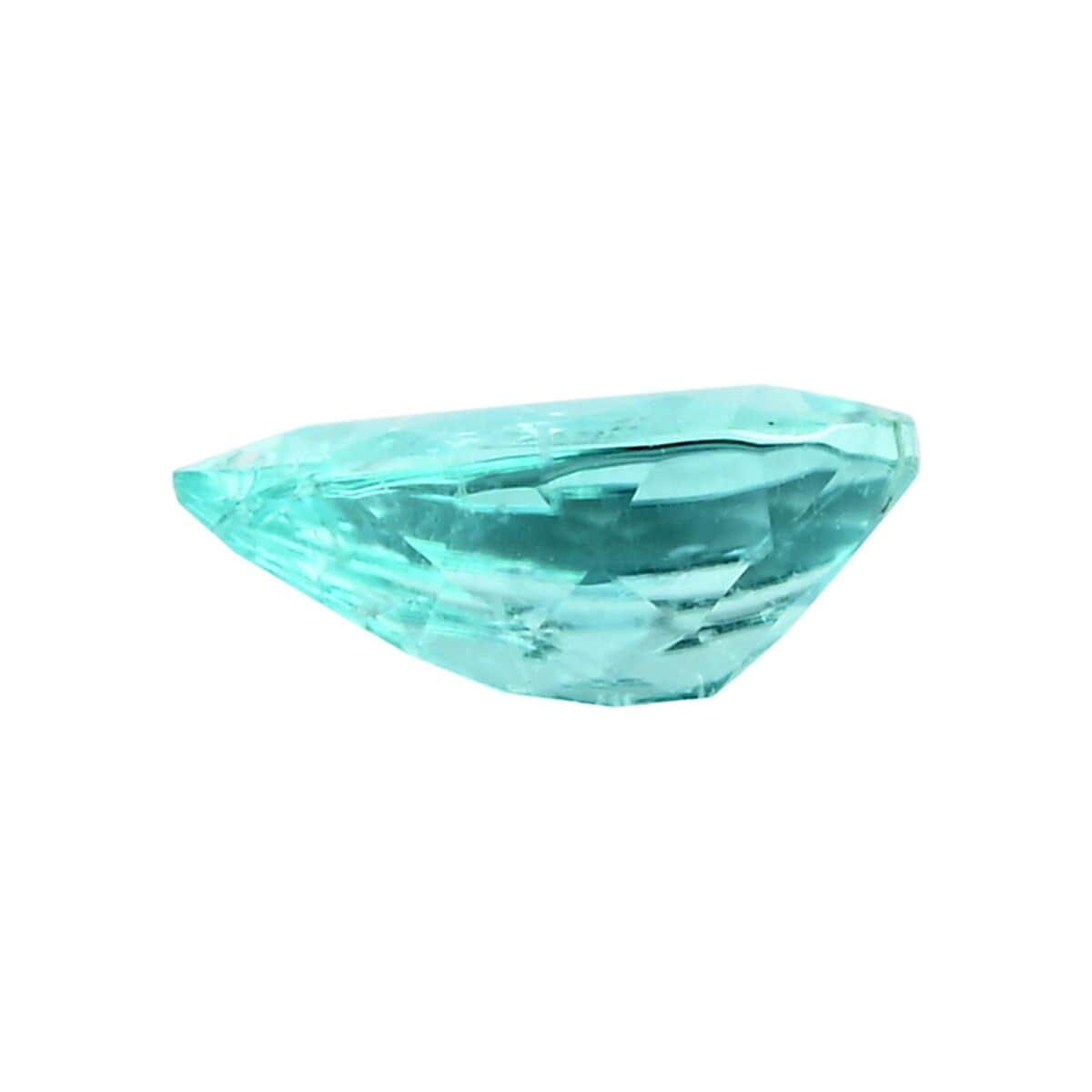 Certified & Appraised AAAA Paraiba Tourmaline (Pear Free Size) 0.40 ctw image number 2