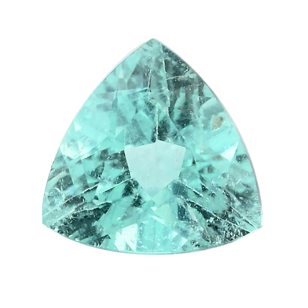 Certified & Appraised AAAA Paraiba Tourmaline (Trl Free Size) 0.40 ctw image number 0