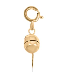 Magnetic Lock with Ring Lock Clasp in 10K Yellow Gold 0.60 Grams