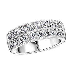 Luxuriant Lab Grown Diamond G SI 1.00 ctw Ring in Sterling Silver (Size 7.0)