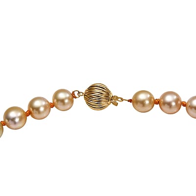 Certified & Appraised Iliana AAAA South Sea Golden Pearl 8-13mm 300.00 ctw Necklace in 18K Yellow Gold 18 Inches