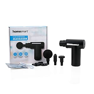 Homesmart Pulse Myofascial Massage Gun with 4 Massage Heads