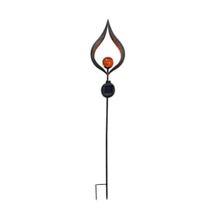 Solar Garden Fire Effect Stake LED Light 