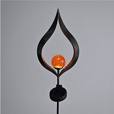 Flame Shaped Solar Garden Fire Effect Stake LED Light