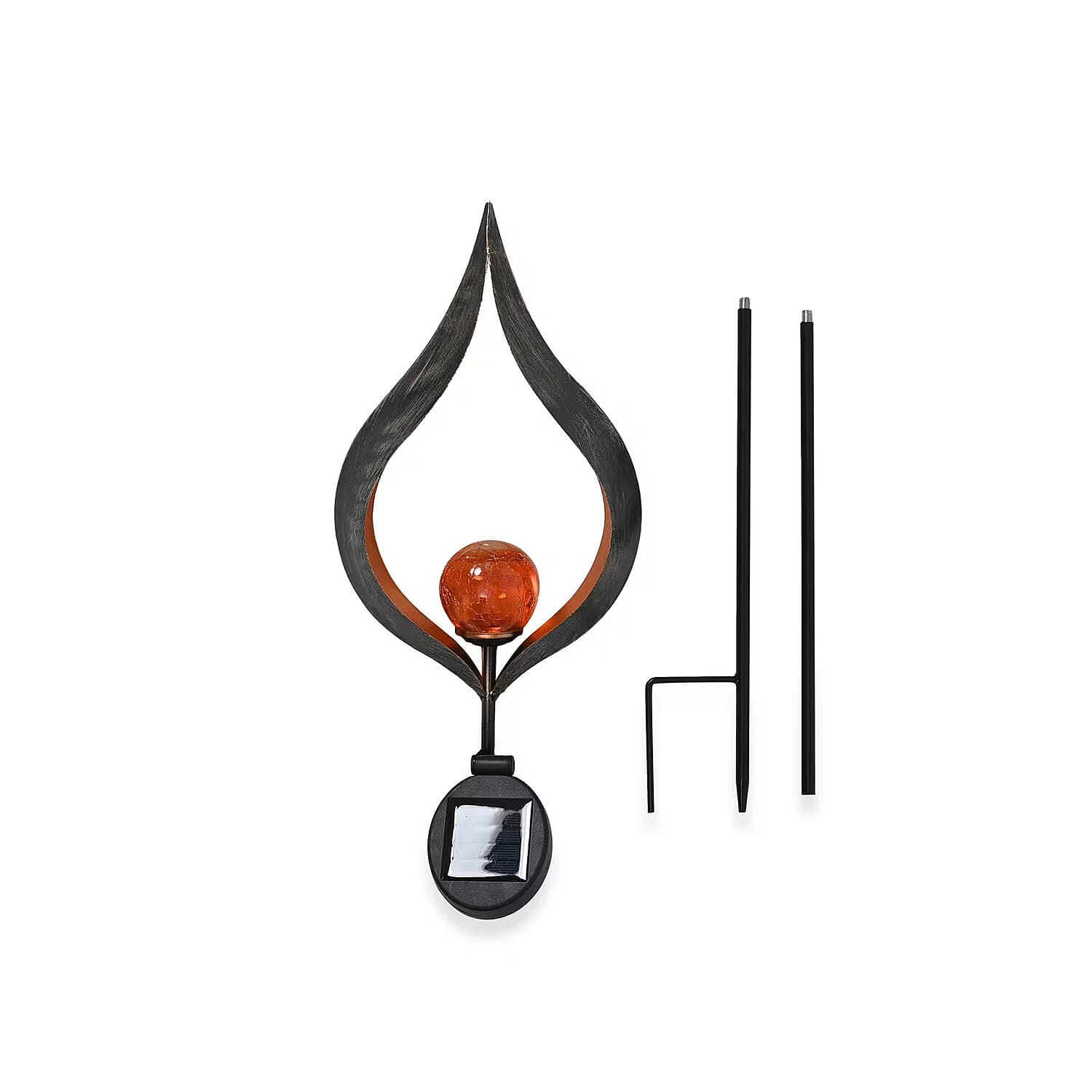 Flame Shaped Solar Garden Fire Effect Stake LED Light