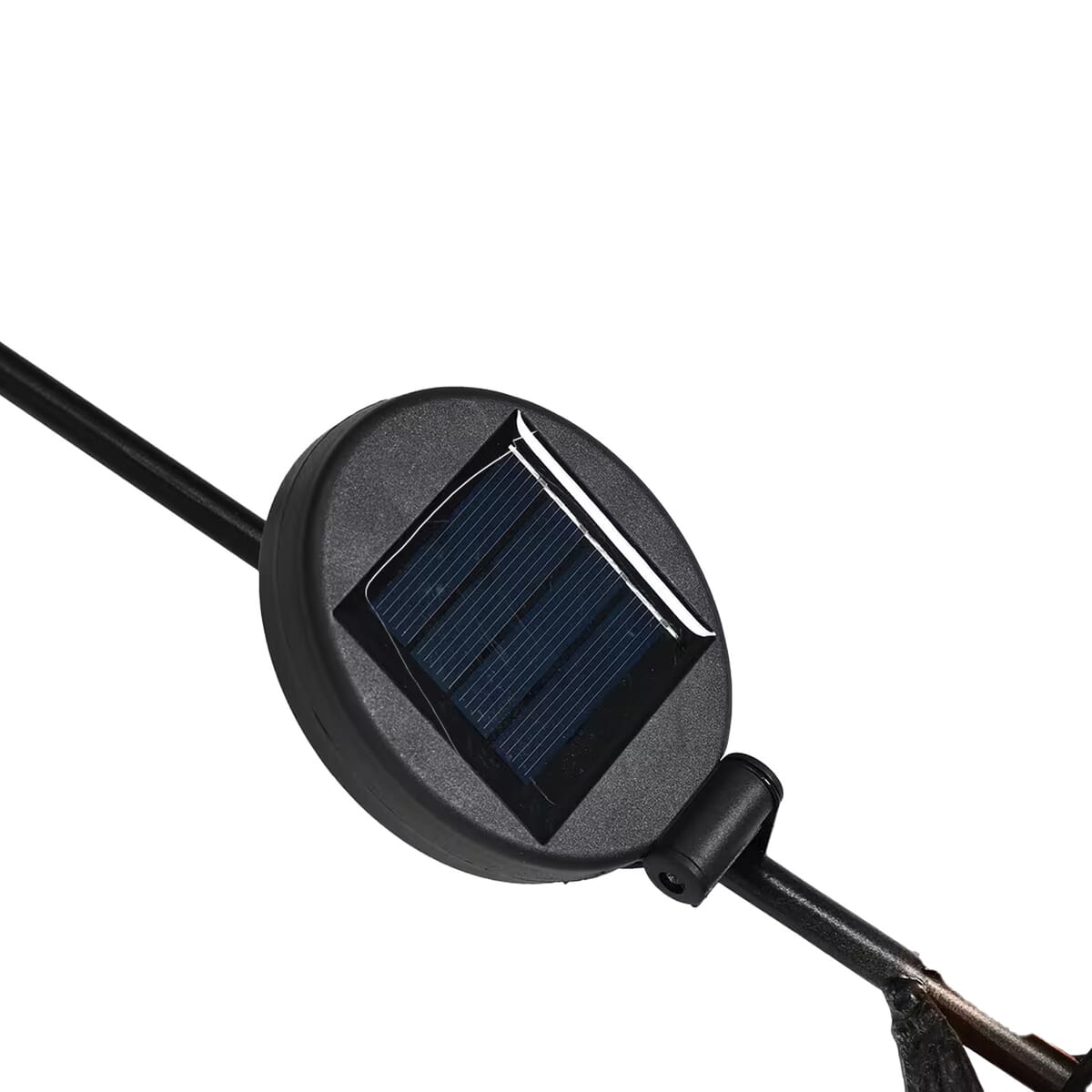 Ankur's Treasure Chest Crescent Moon Shaped Solar Garden Fire Effect Stake LED image number 8