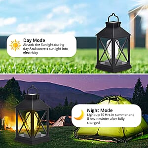 White LED String Lights Solar Lantern