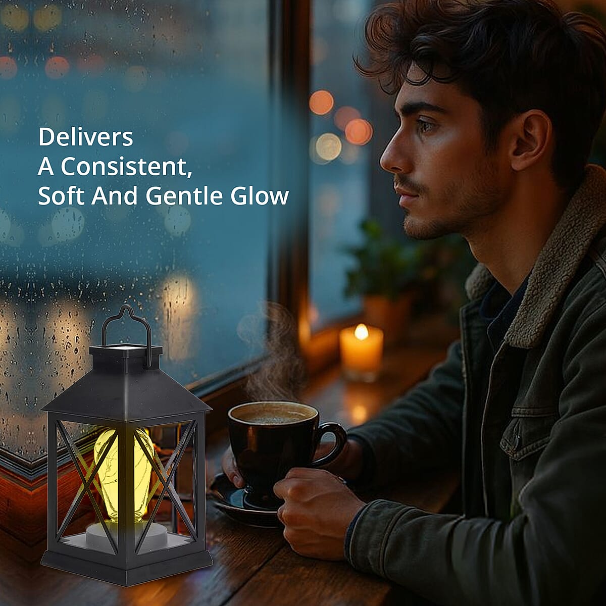 White LED String Lights Solar Lantern image number 5