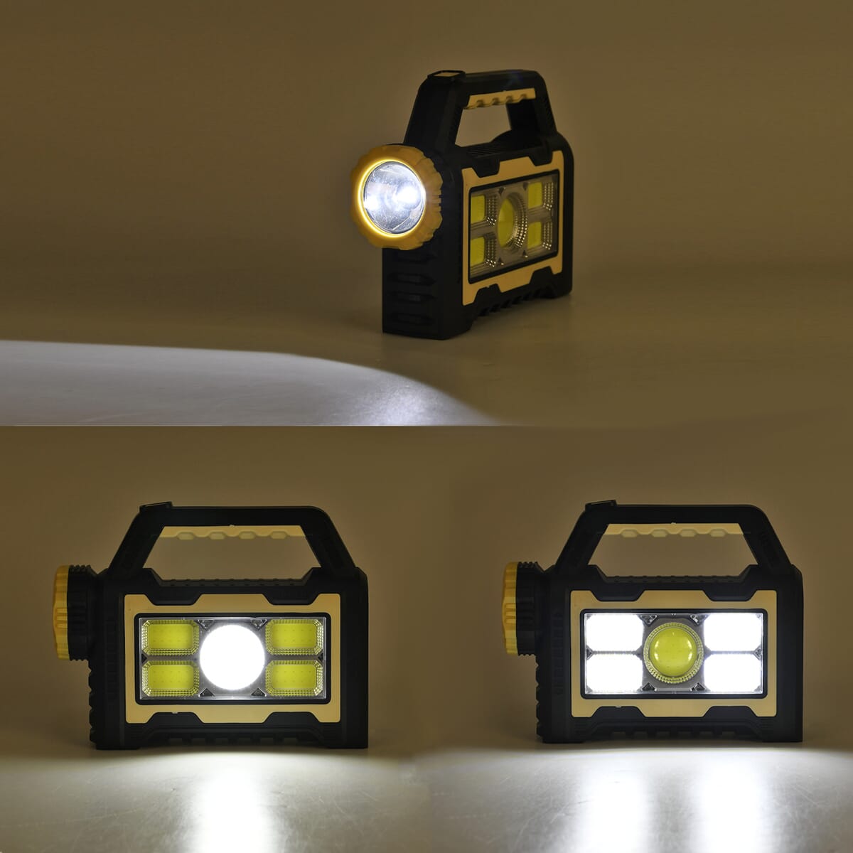 Solar Multi-Light Source Charging Lamp (1200mAh) with 3 Lighting Modes (Powered by Solar Charging and USB Cable) image number 1